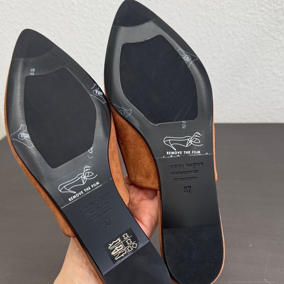 Jenni Kayne Tan Suede Mules - Picture 3 of 4